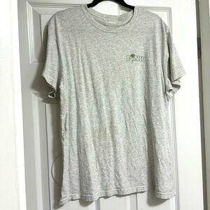 Gray PINK brand graphic tee